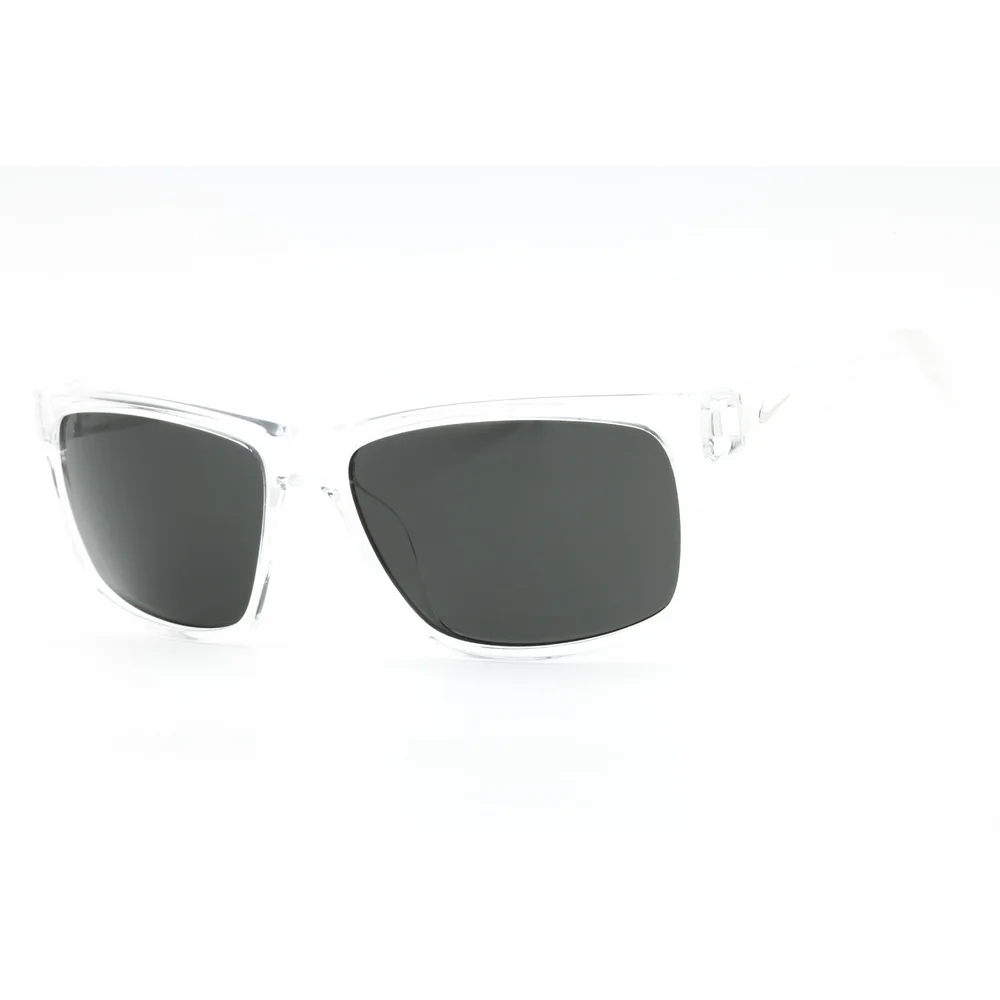 NWT Nike CRUISER MI EV0834 Crystal Clear Rectangle 59mm Sunglasses